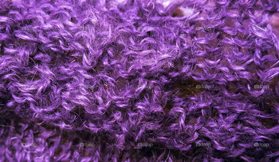 Purple knitting project