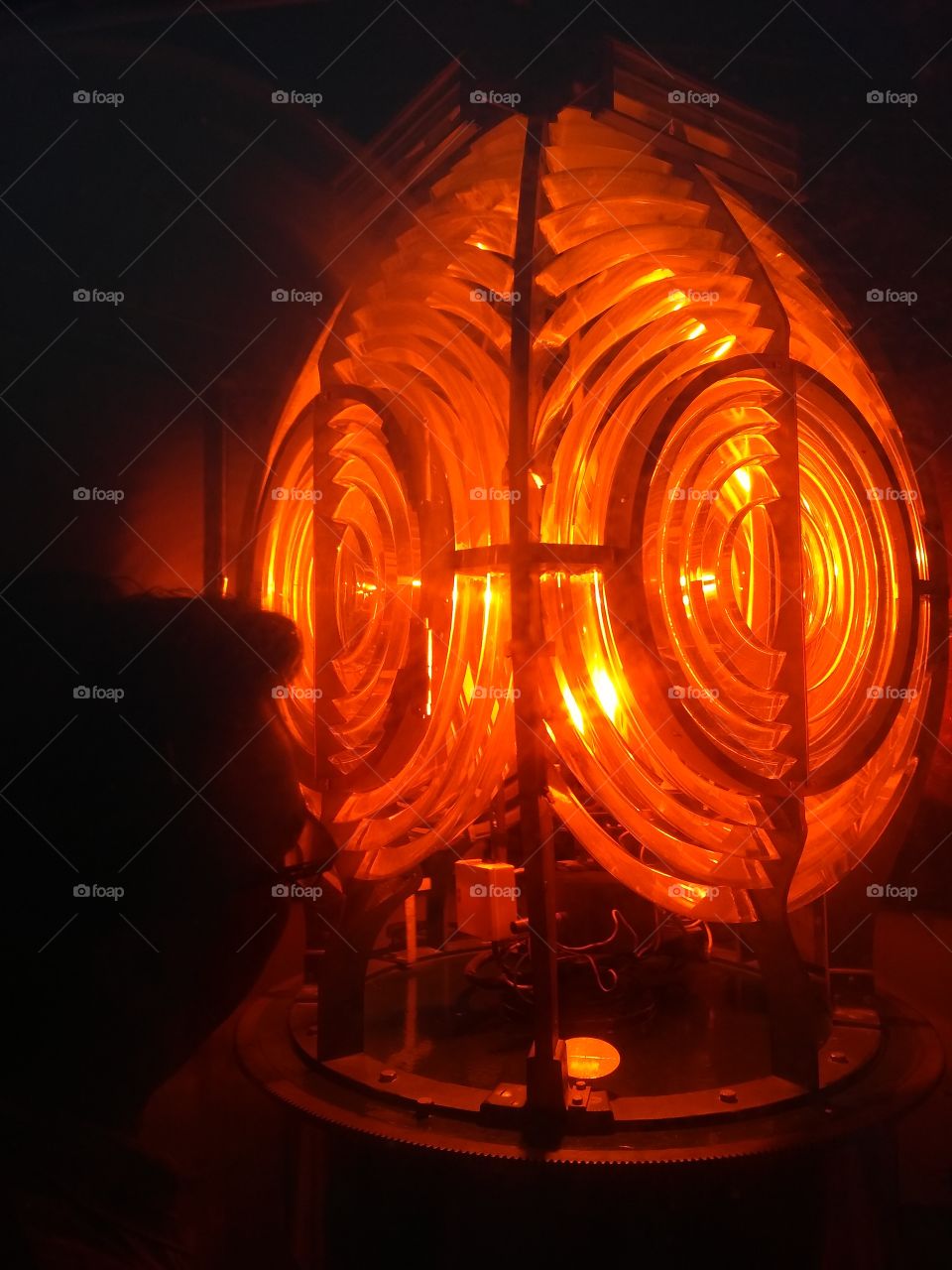 inside the lighthouse...