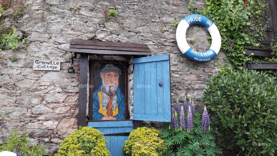 a pretty garden at brixham