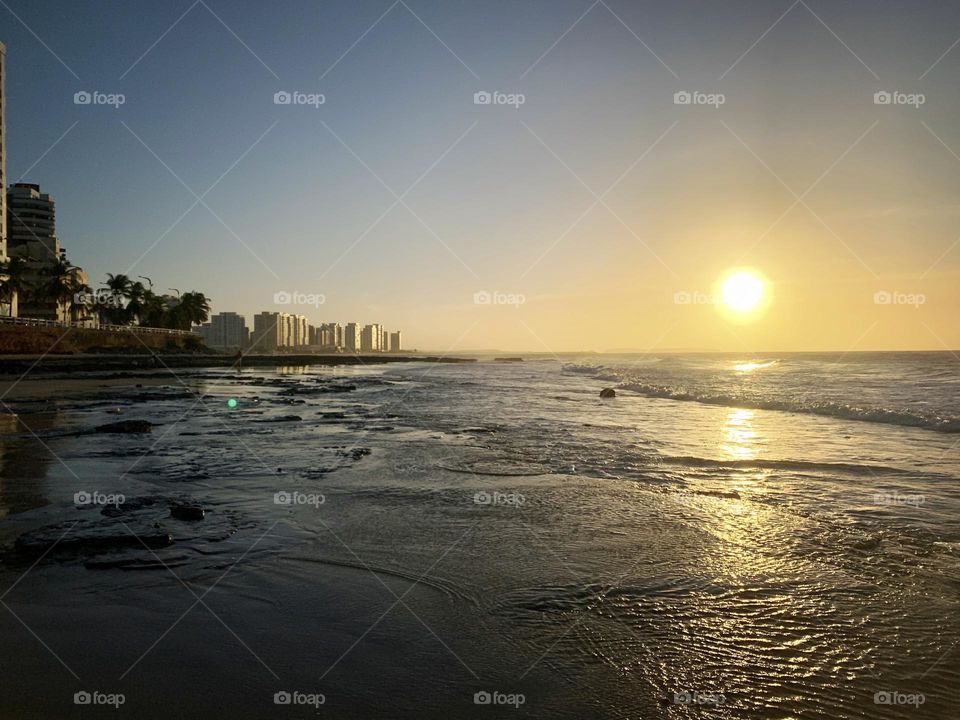 Sunset at São Luís City Brazil