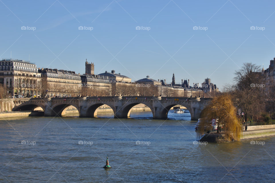 bridge over the Seine in Paris