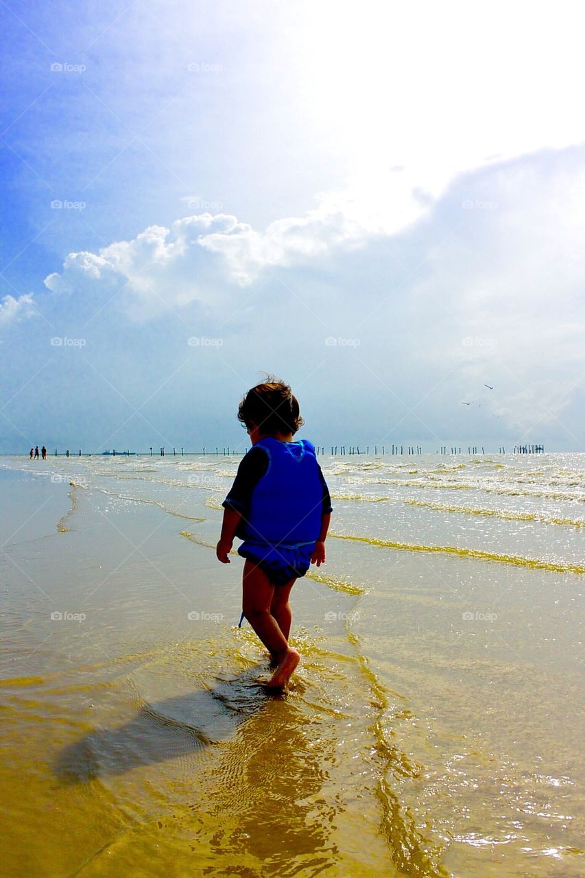 Walk on sand 