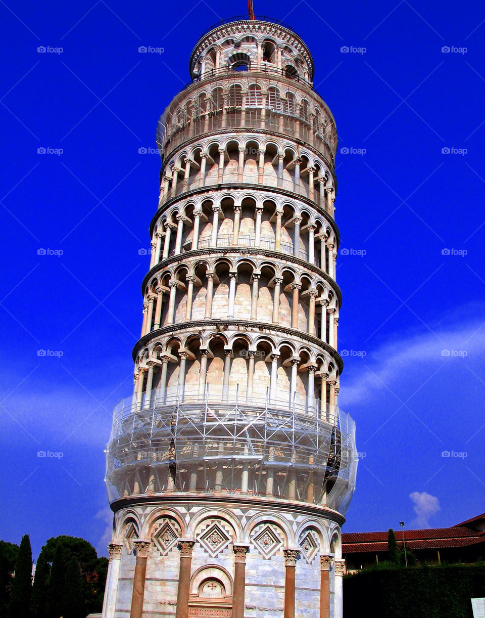 Beautiful view of Pisa Tower