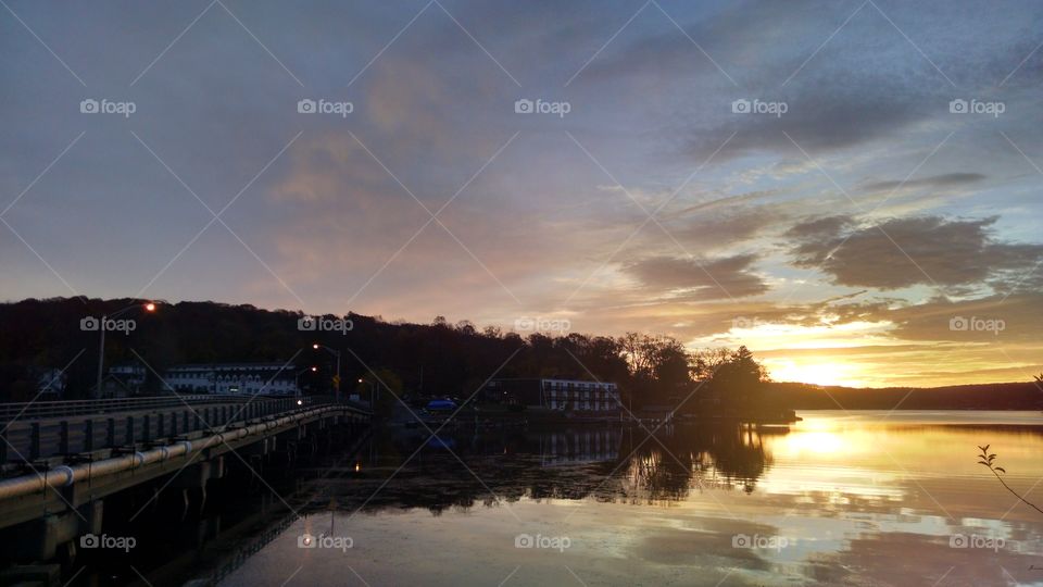 River Styx Bridge. I took this pic of the sunrise and the River Styx bridge in New Jersey in early November