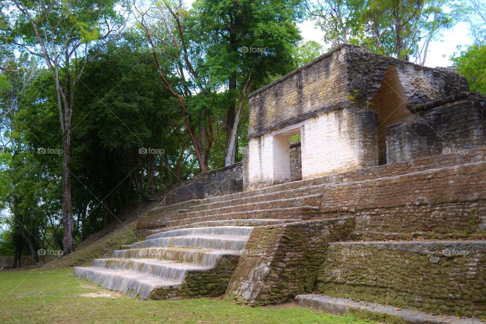Cahal Pech Mayan ruins 