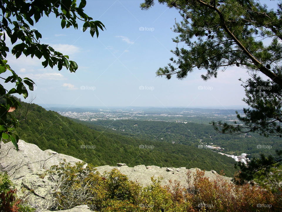 Chattanooga TN from Lookout Mountain