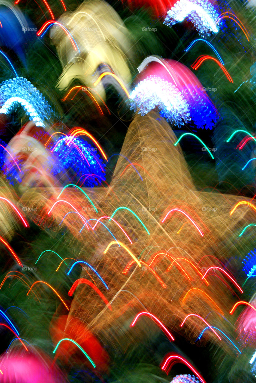 Christmas blur