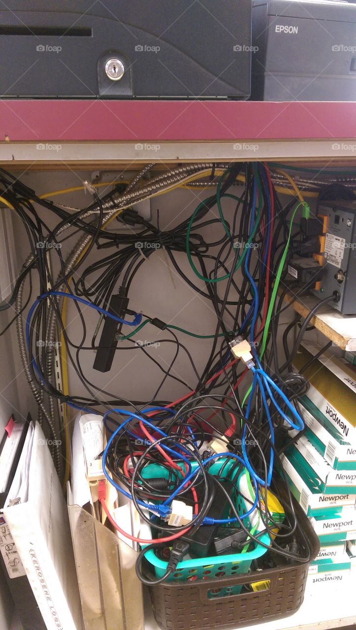 Bad cable management
