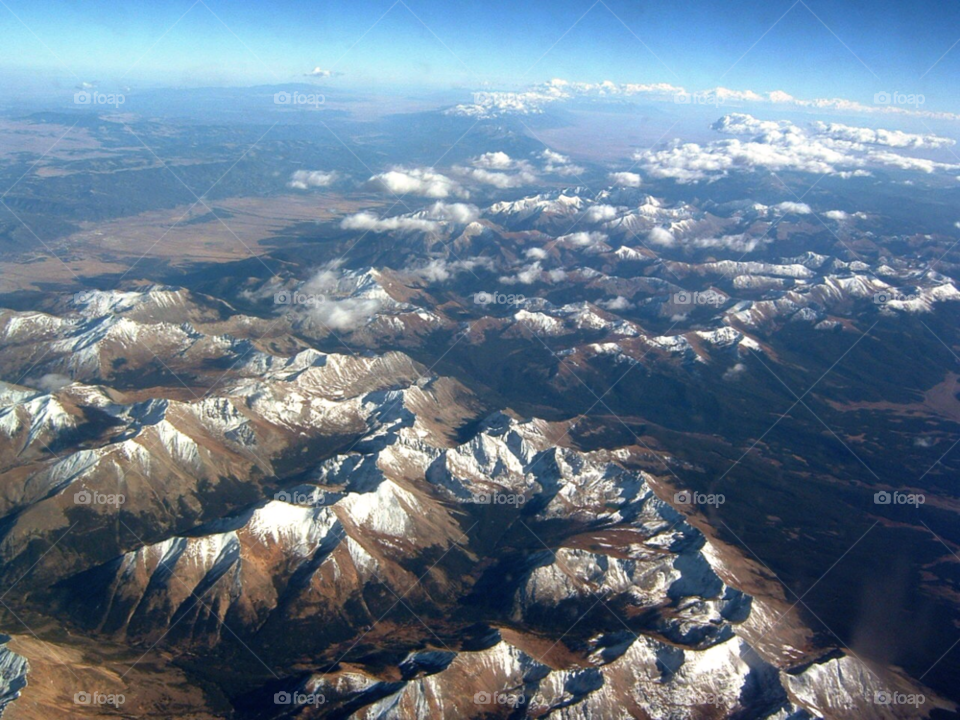 snow range mountain vista by jeanello