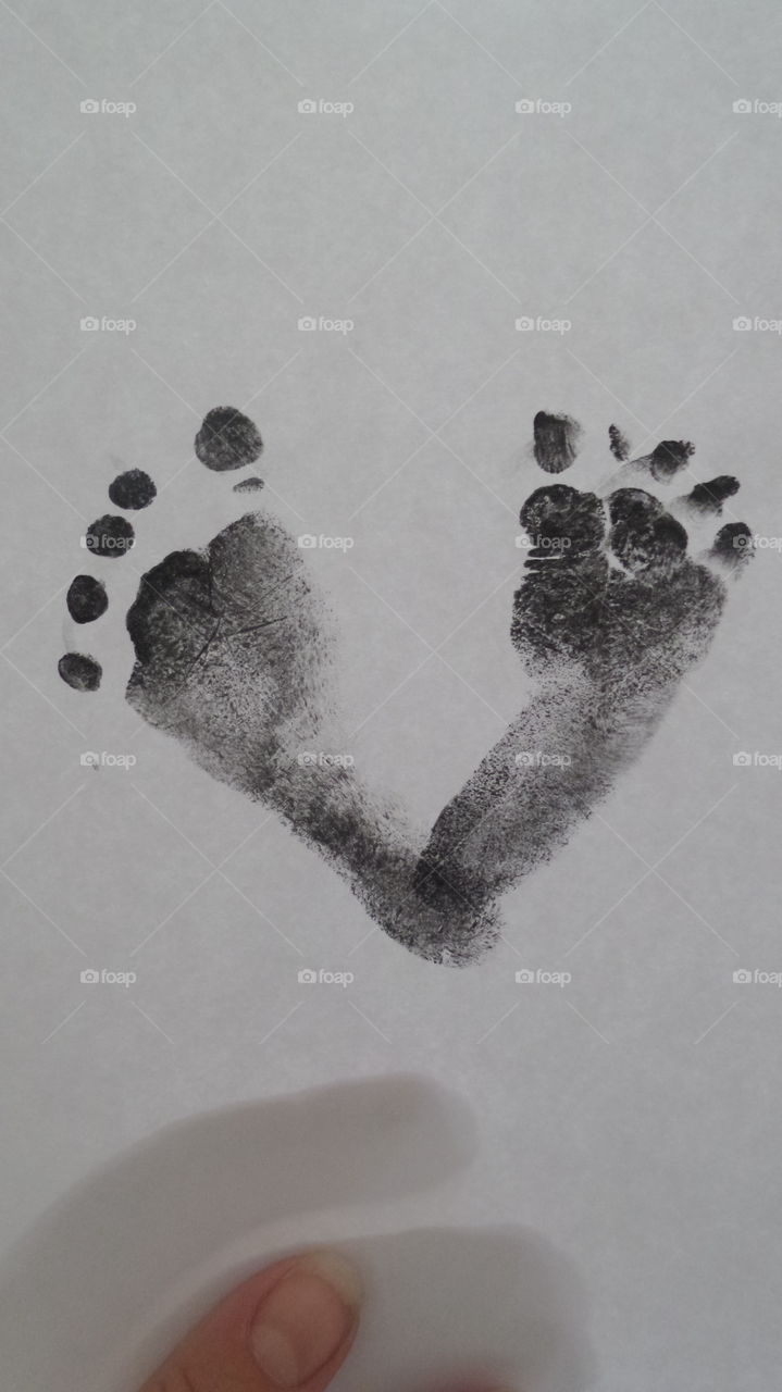 baby feet print