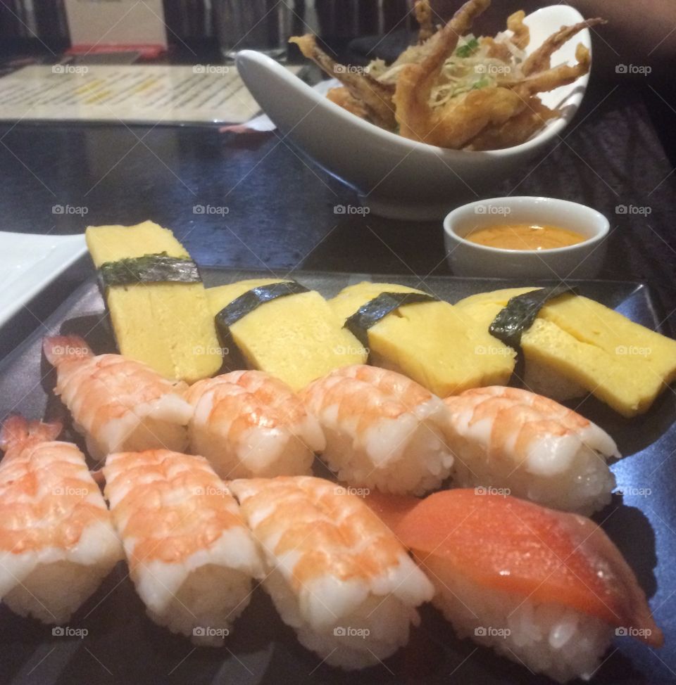 Sushi dinner