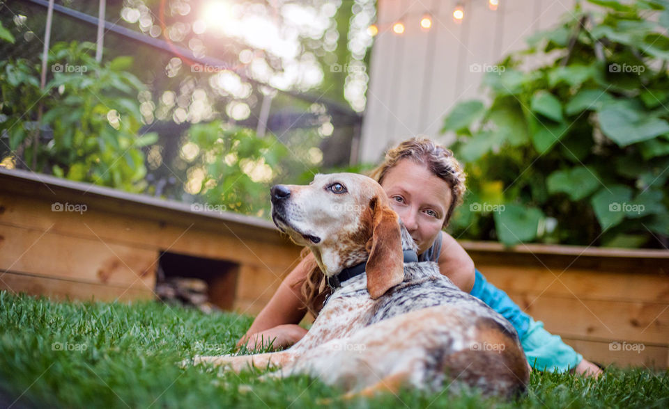 Garden portrait