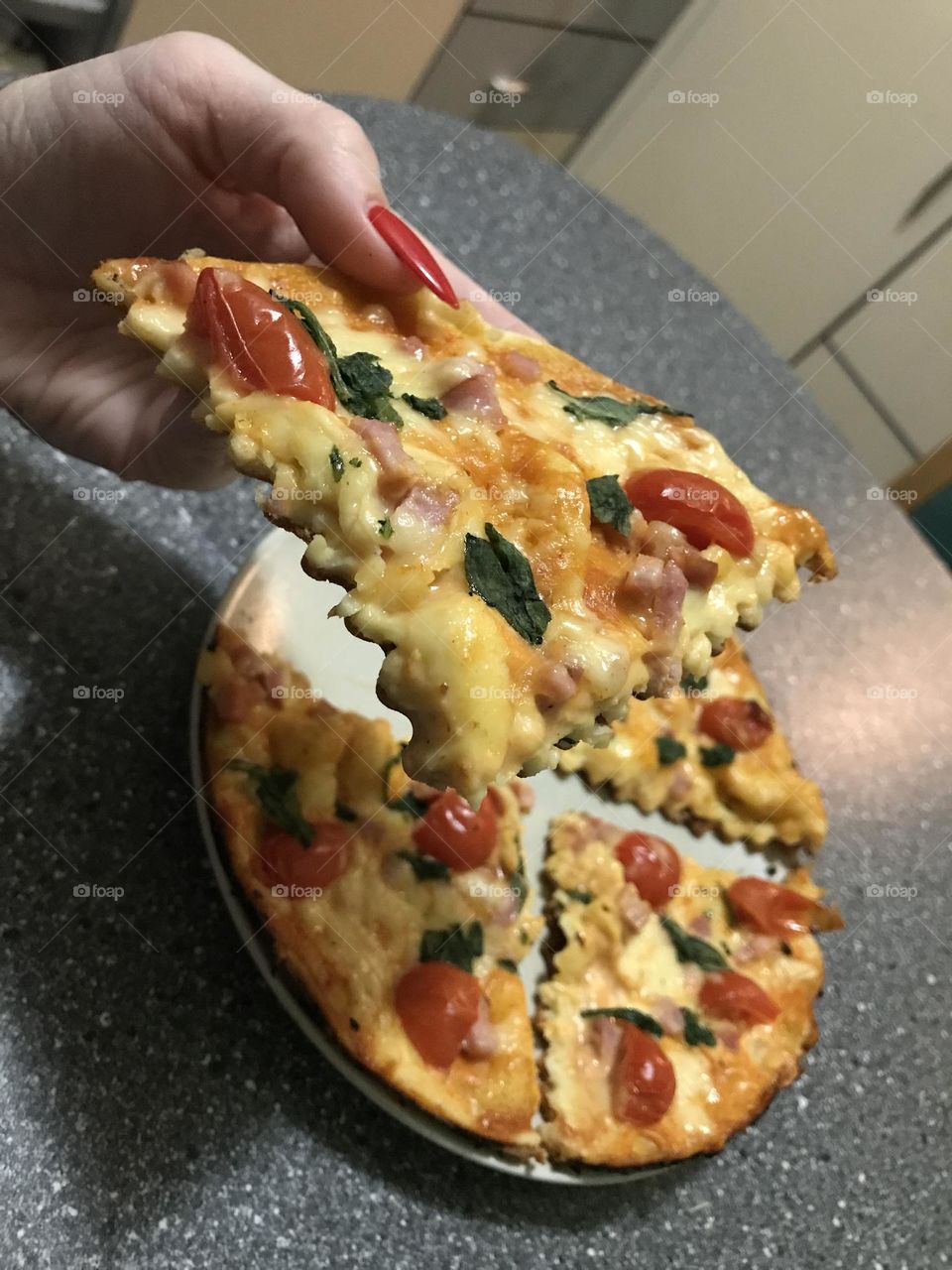 Pizza homemade 