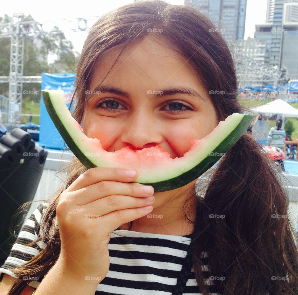 Watermelon smile
