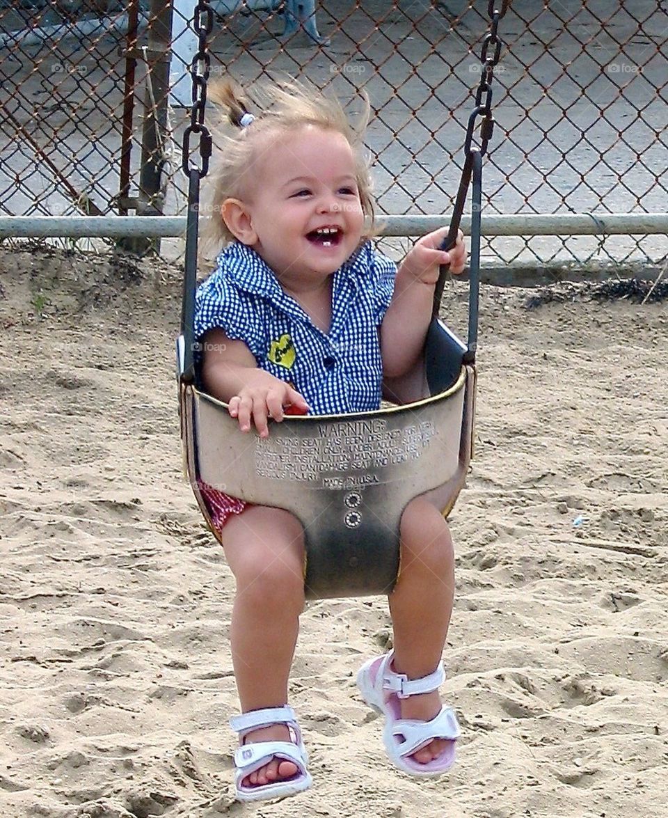 Child Swinging