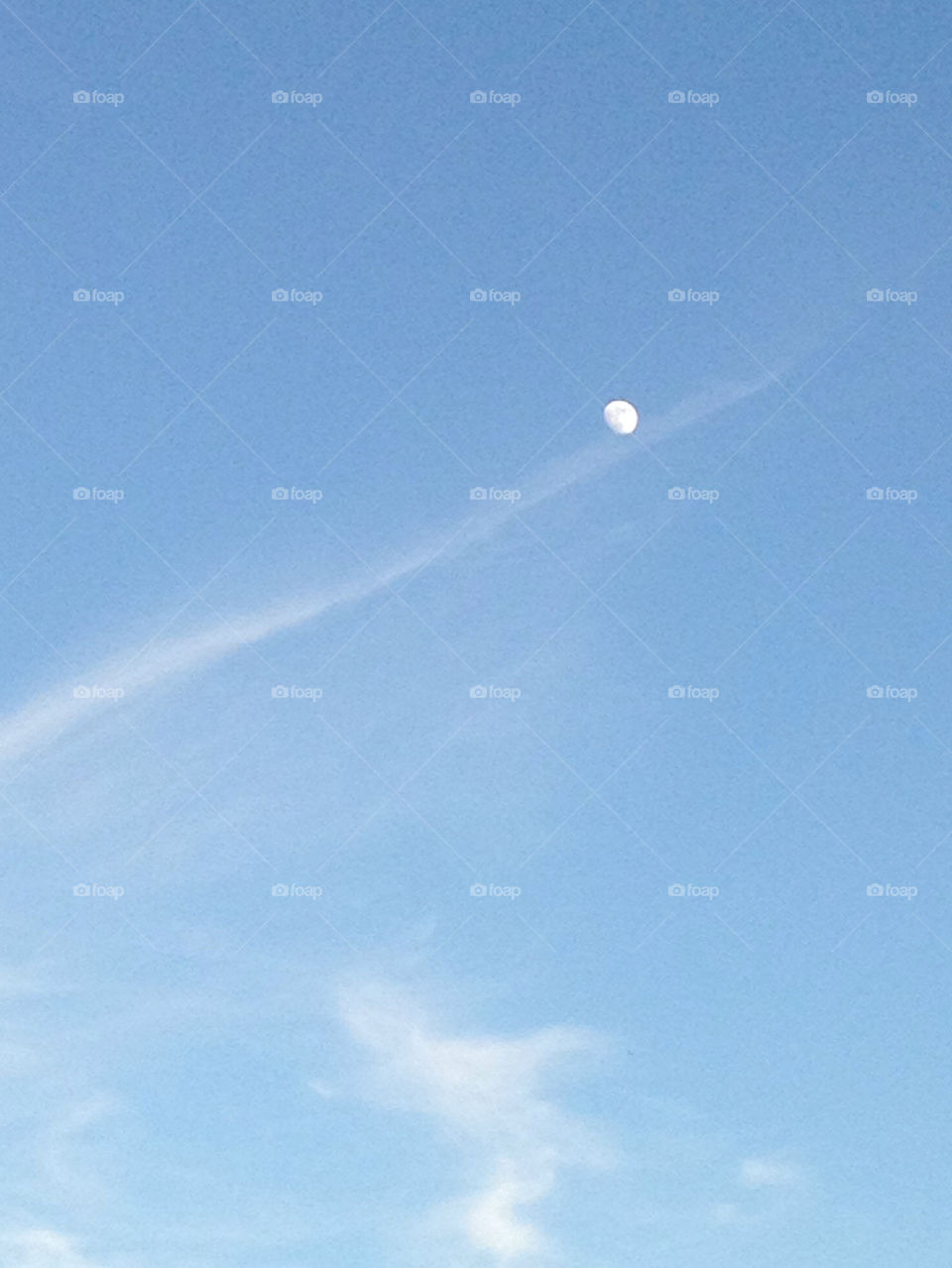 sky cloud moon planet by dclopez