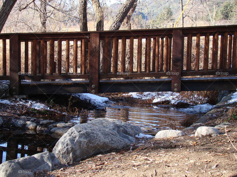 Bridge over water