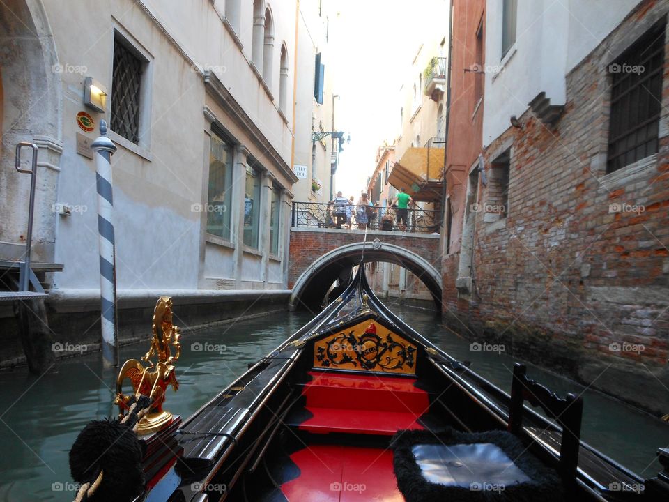 Street, City, Travel, Canal, Gondola