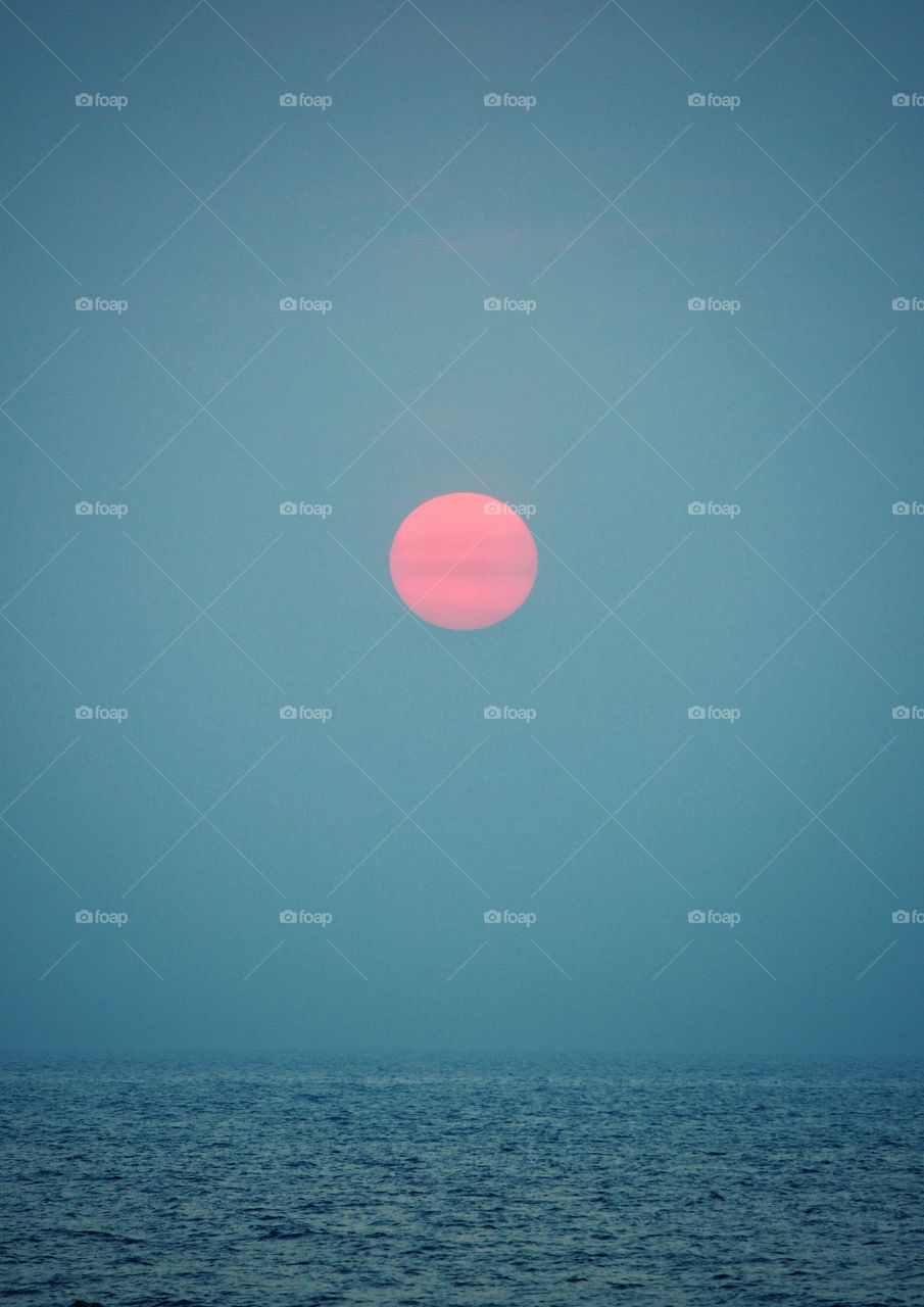 Beautiful sun set at worli sea face in Mumbai.