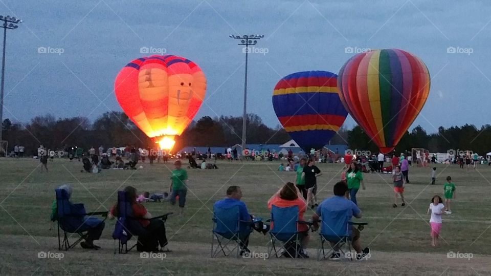 Hot Air Balloon Glow