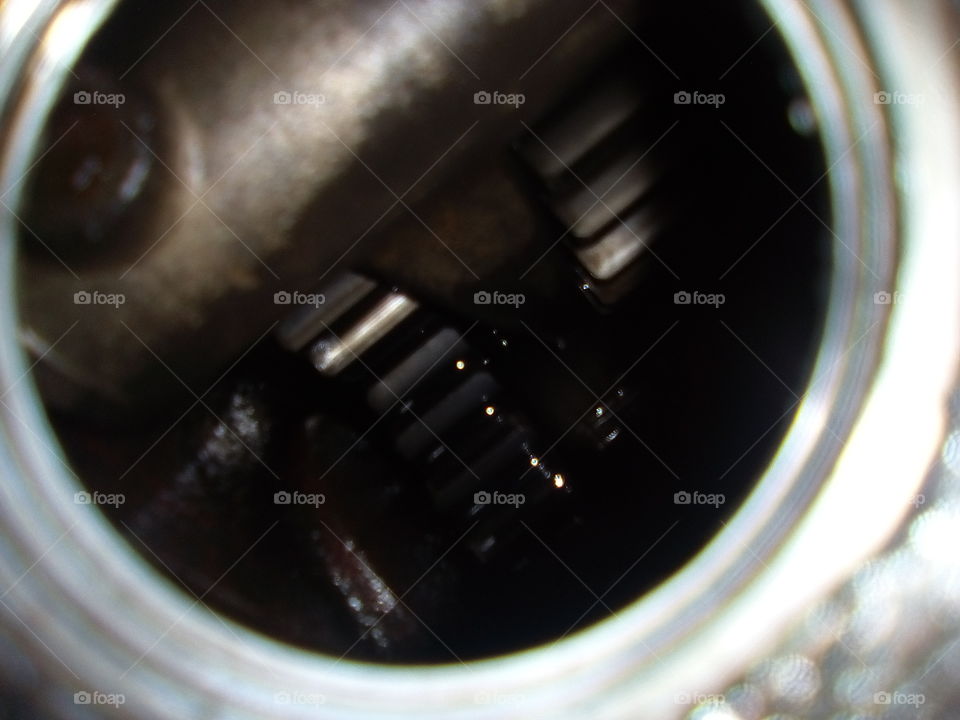 Inside a gearbox