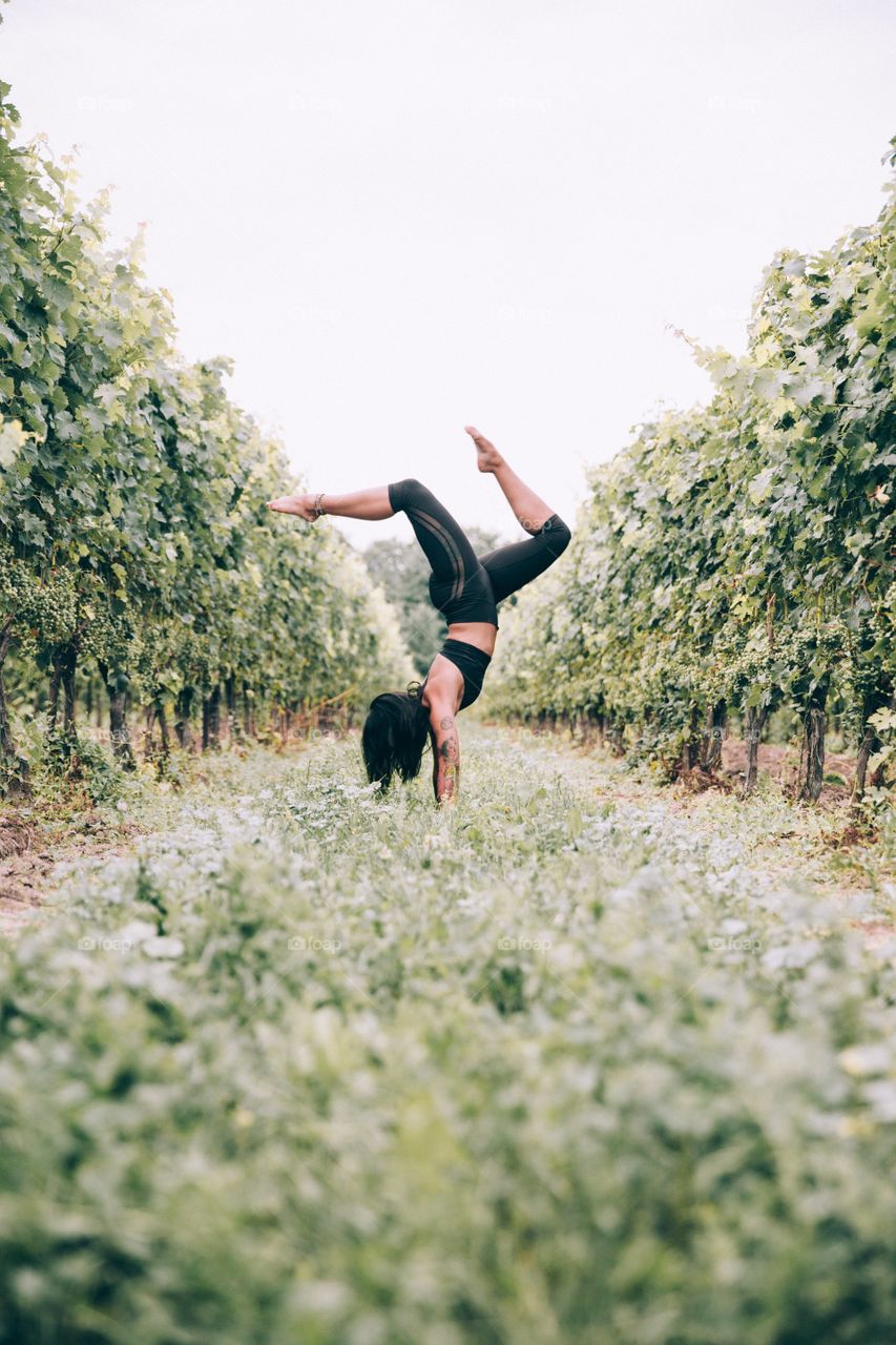 outdoor yoga