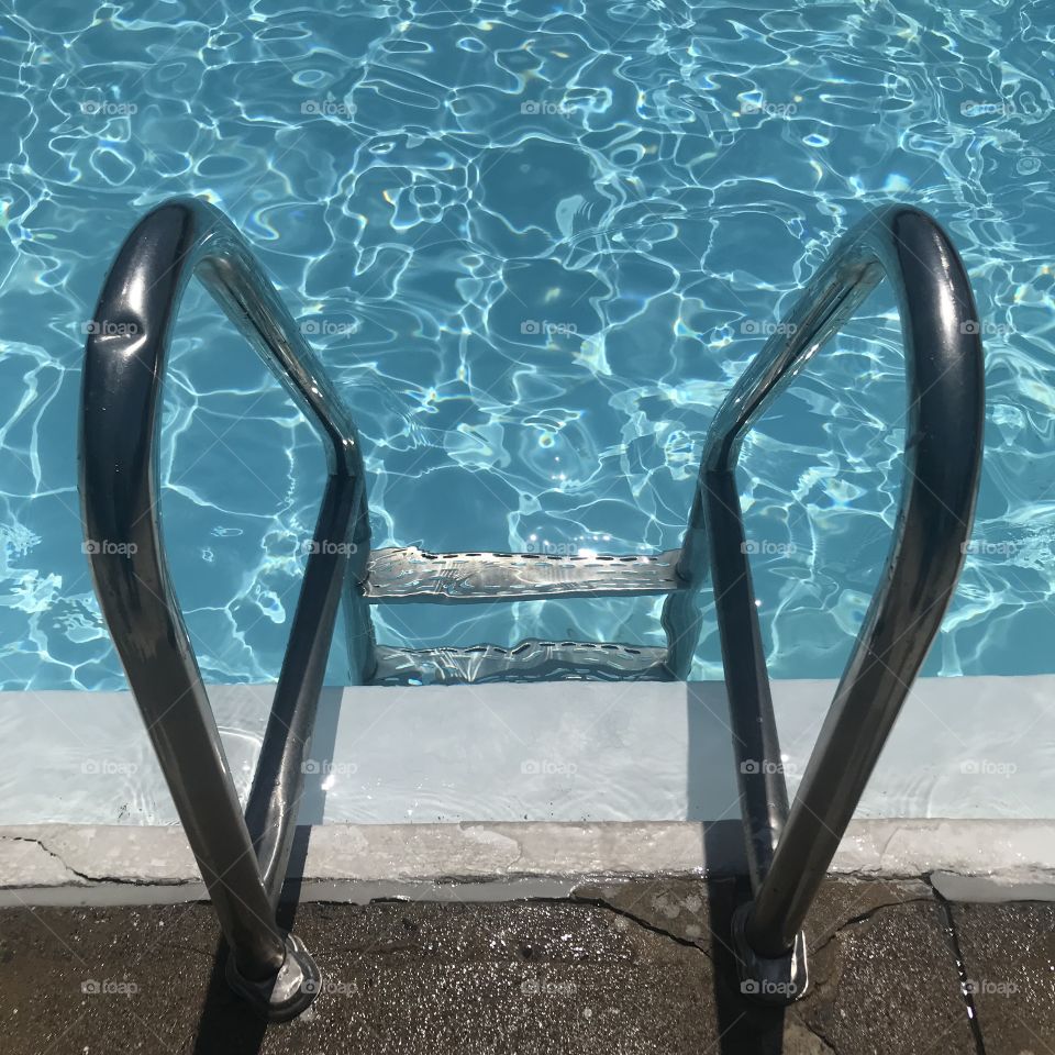 Pool ladder waiting for u.