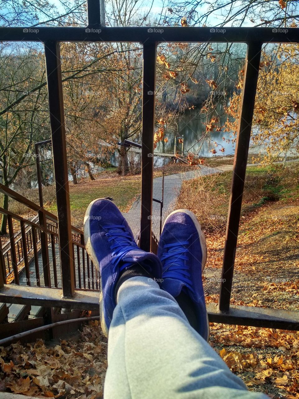 Outdoor recreation near the river