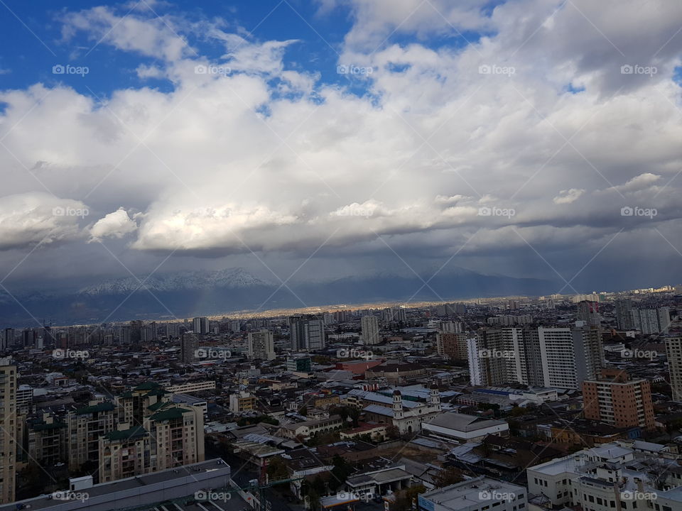 Arcoiris en Santiago de Chile
