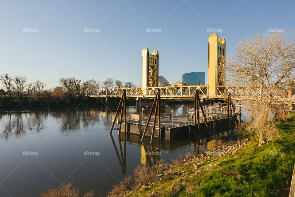 Tower bridge in Sacramento 