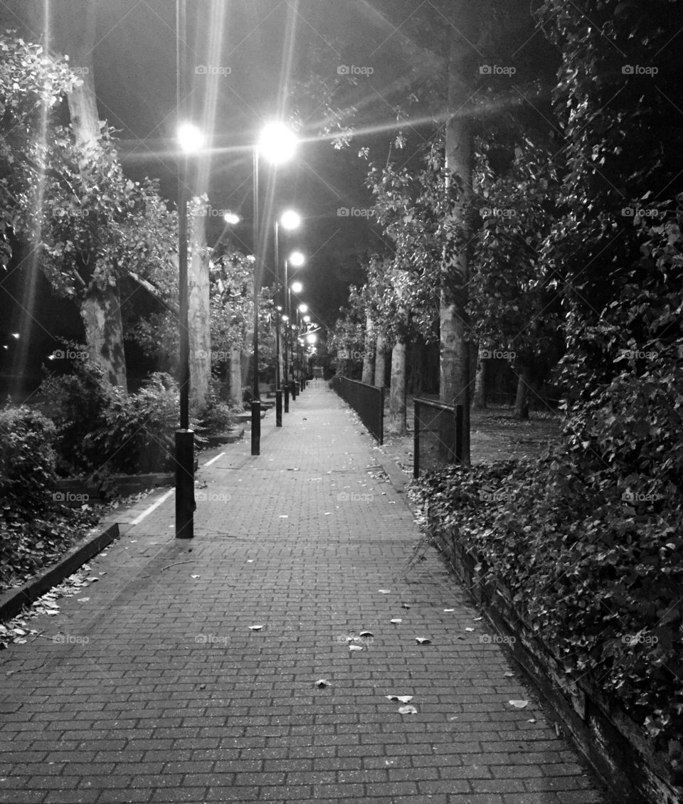 Midnight walks, London