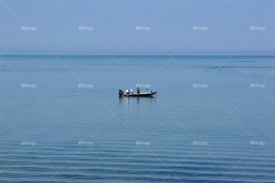 Fisherman in a Boat