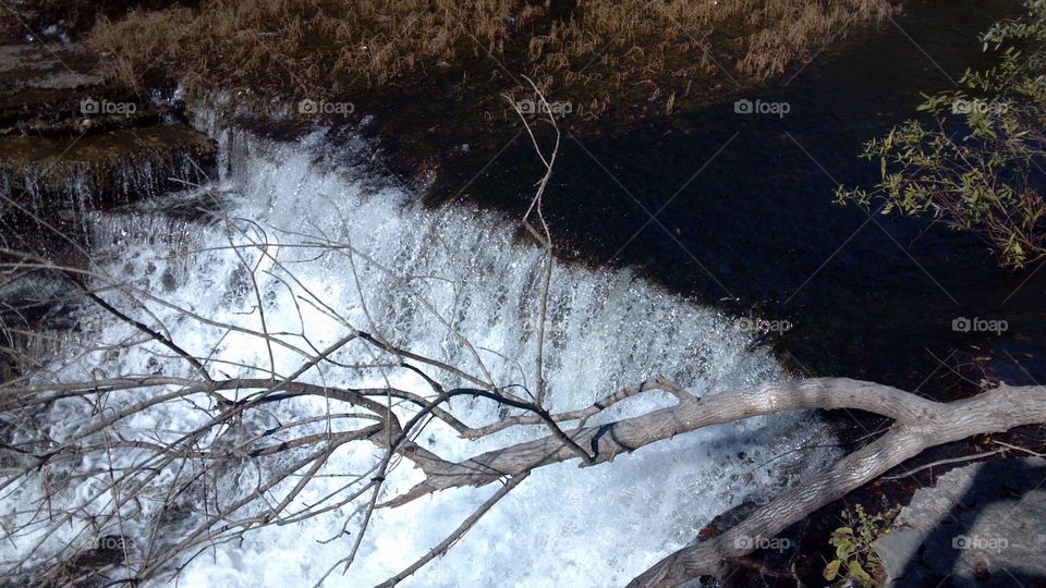 fast water fall