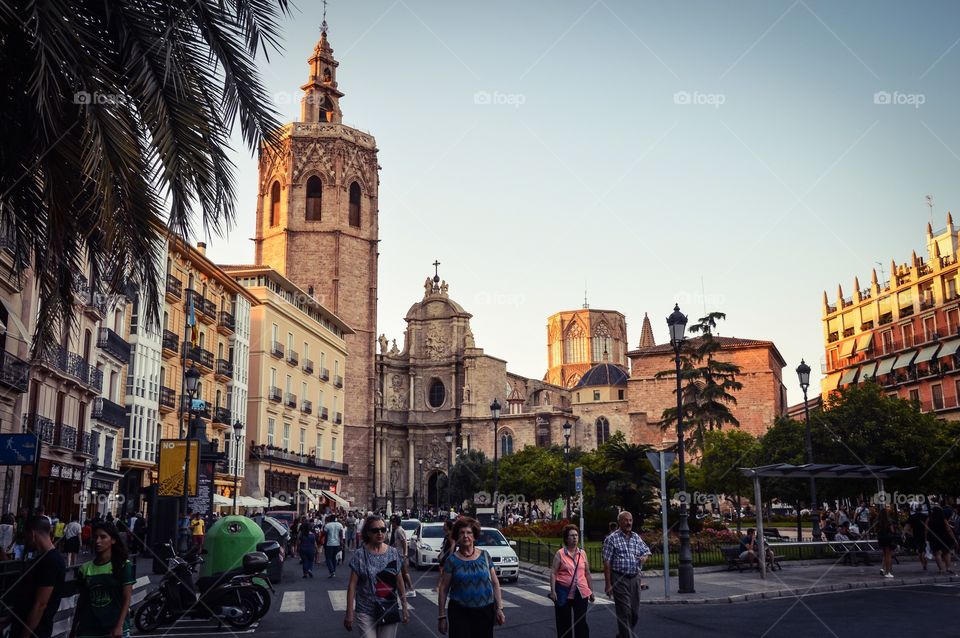 Plaza de la Reina, Valencia, Spain