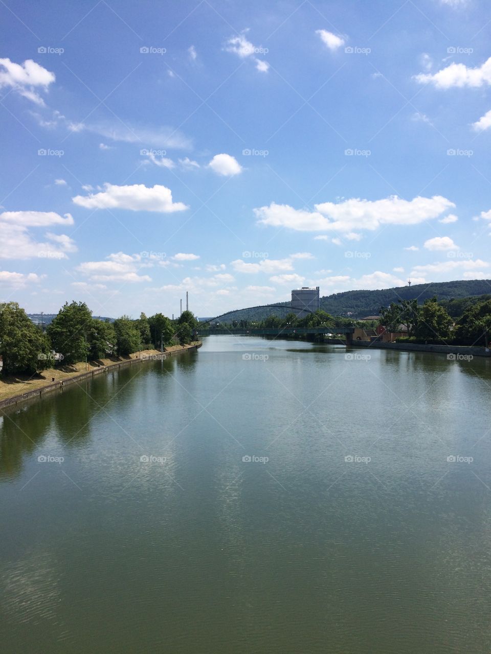 River in Stuttgart (Neckar)