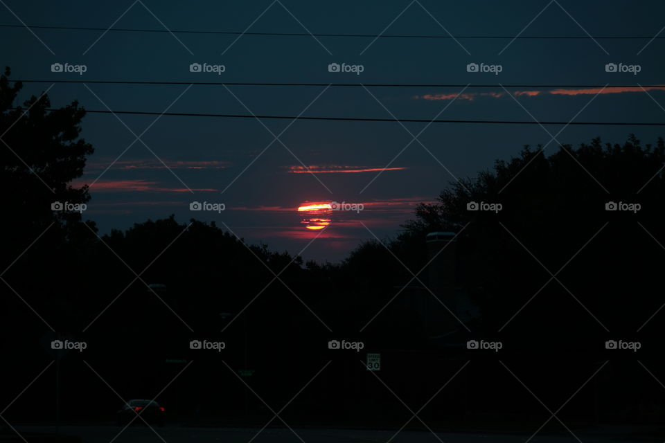 Sunrise
Wires and all