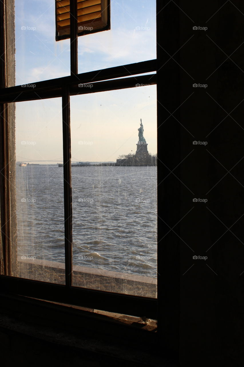 View from Ellis island 