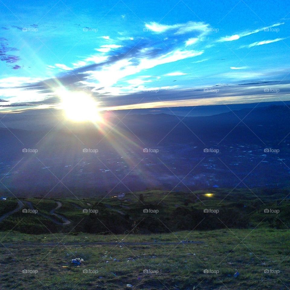 sunrise from Dempo