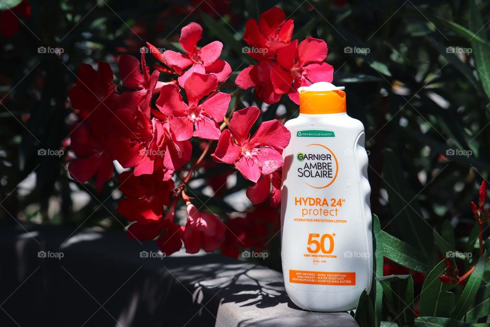 Ambre Solaire, 50+, Hydra protect 24h, Garnier