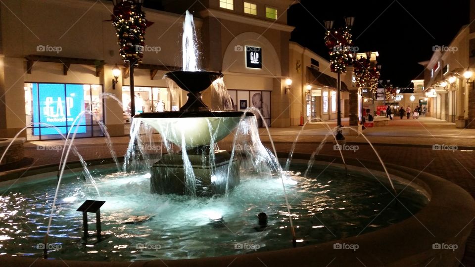 fountain water. fountain water