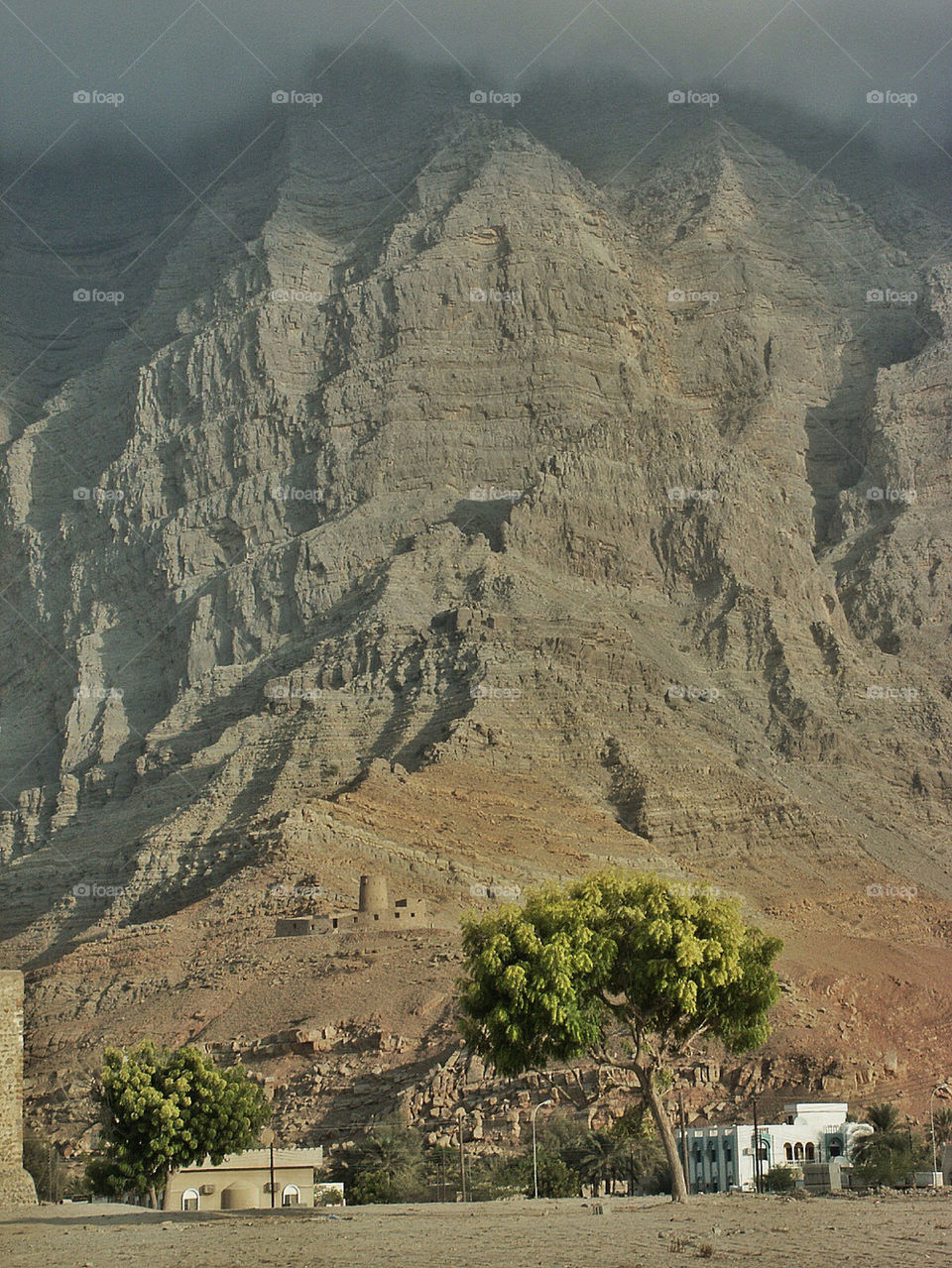 storm mountains old oman by chrisc