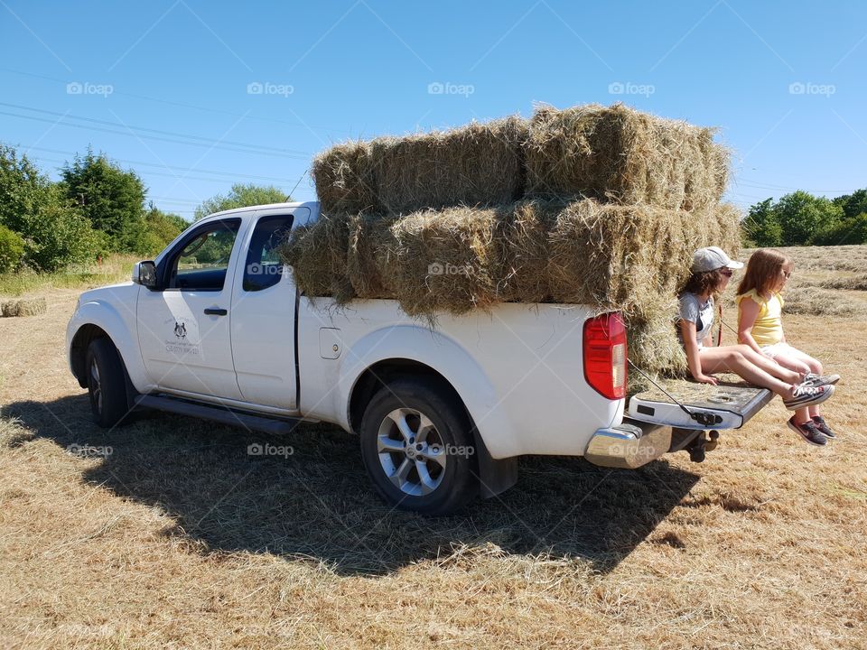 small business working on a farm