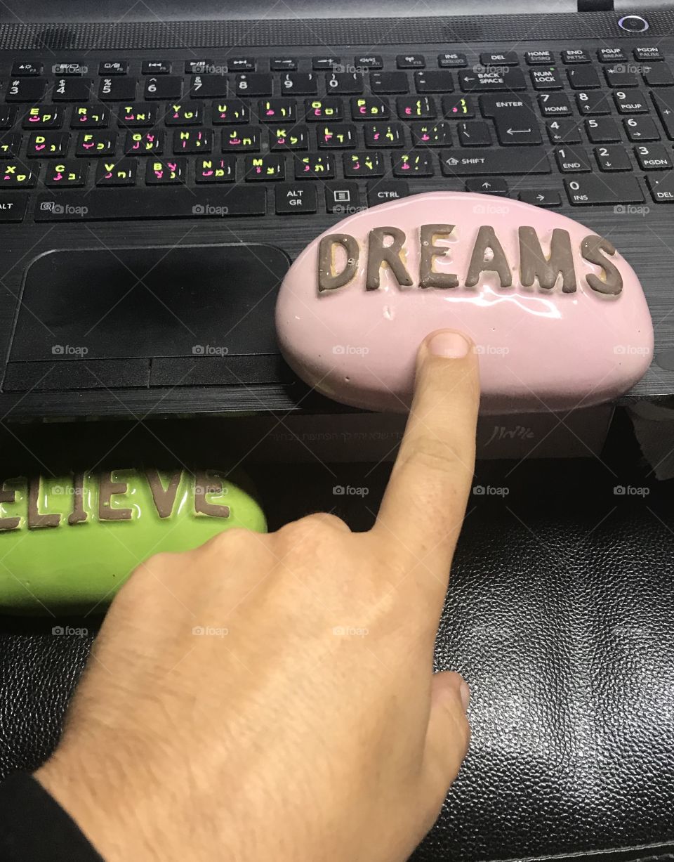 Click on your dreams first.