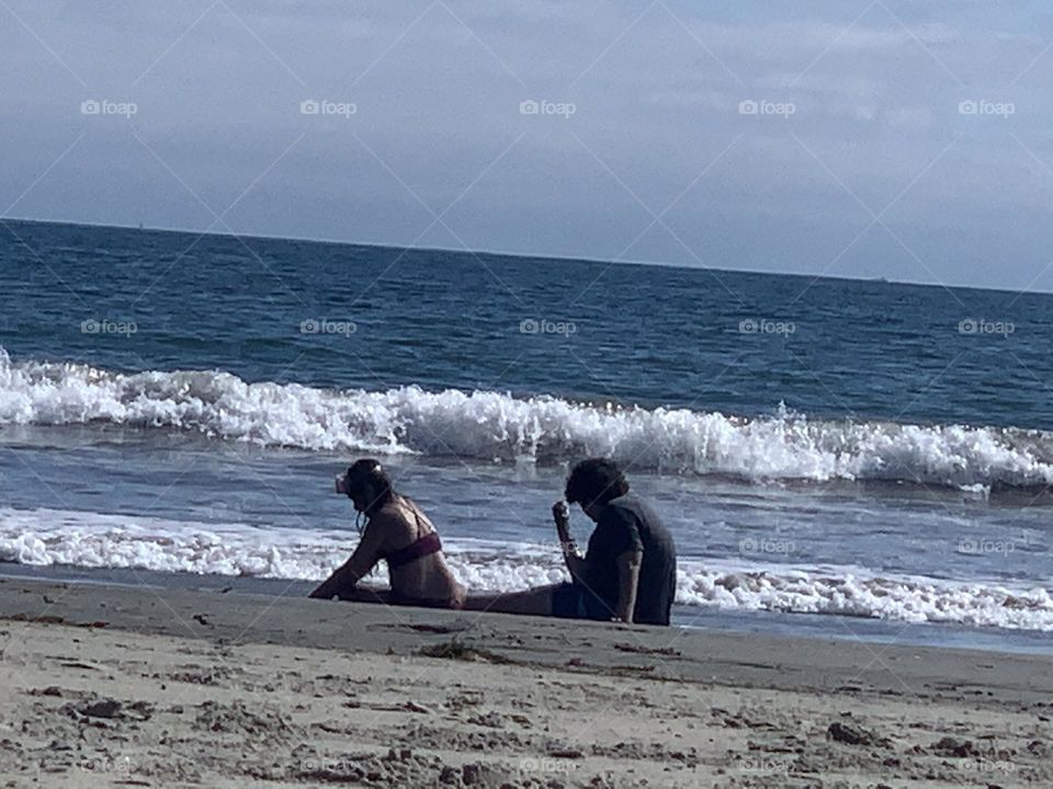 Little vacation in San Diego. Time to play in the sand.