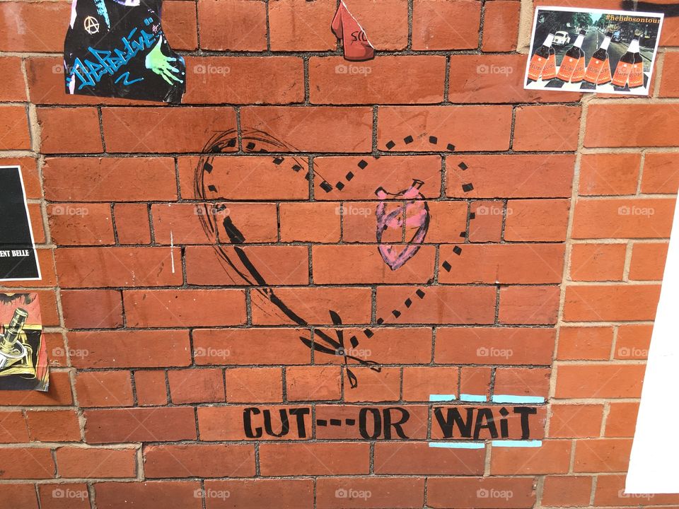 Manchester street art love heart 