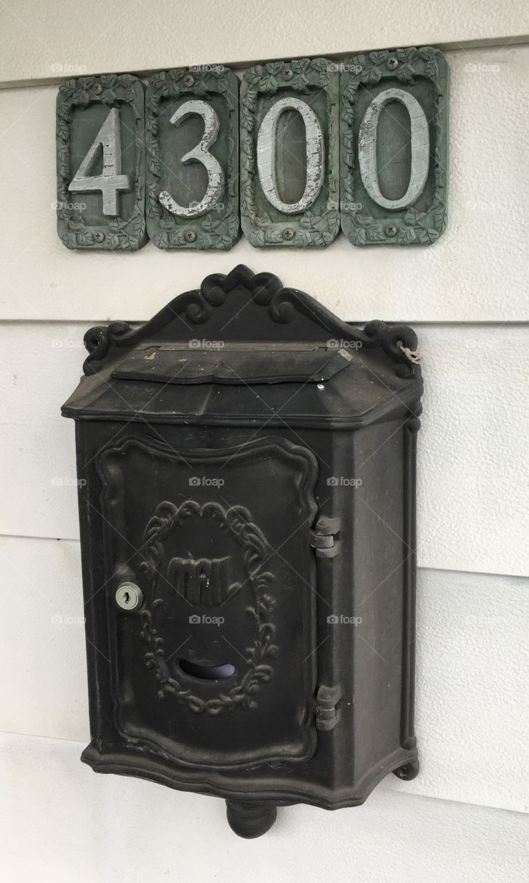 Antique mail box
