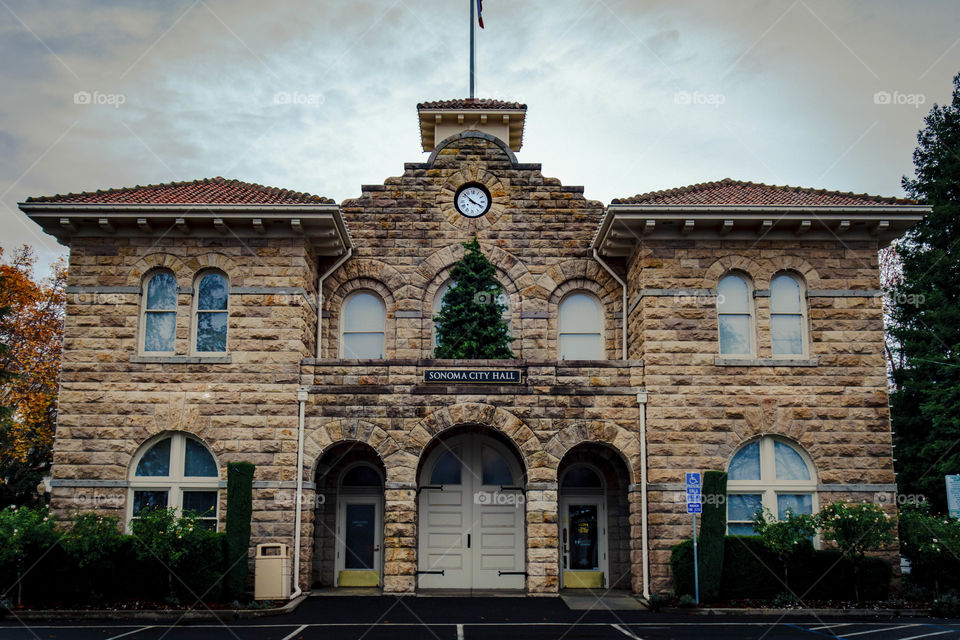 Sonoma city hall in, USA
