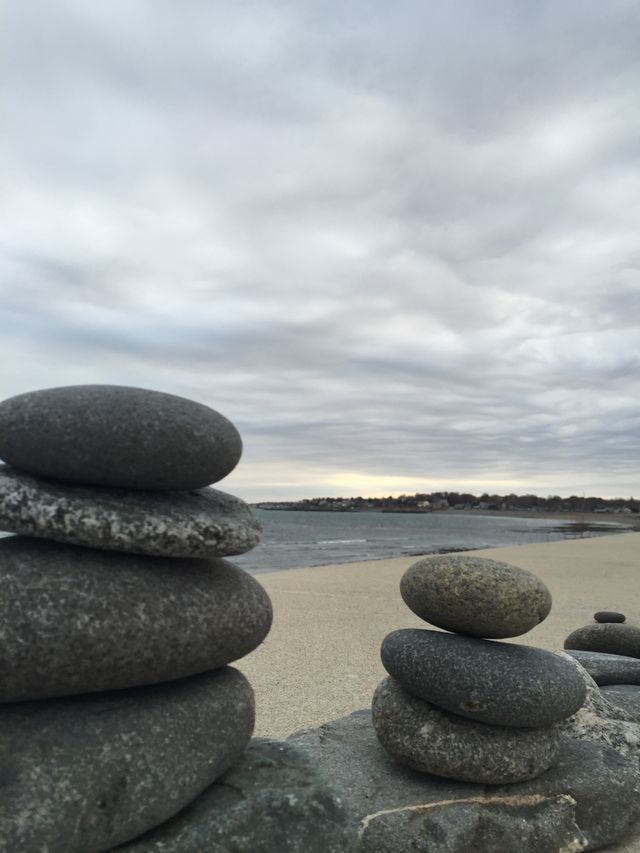 Zen, Balance, Stability, Meditation, Cobblestone