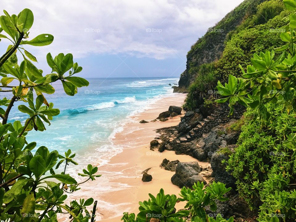 Hidden beach, Bali