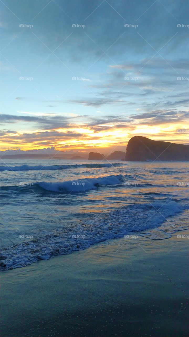 Sunset beach in Tanegashima